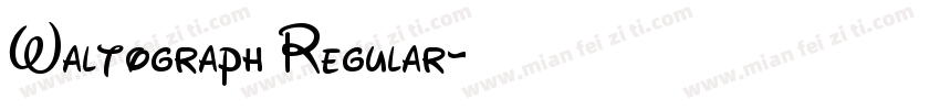 Waltograph Regular字体转换